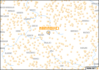 map of Marinovići