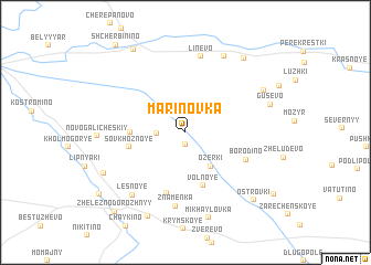 map of Marinovka