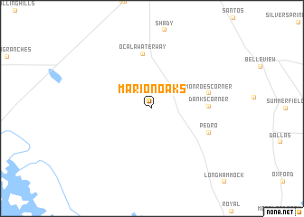 map of Marion Oaks