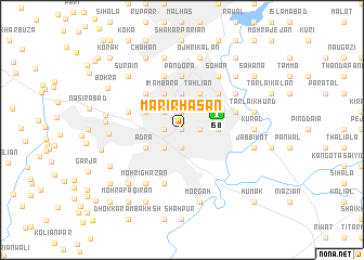 map of Marīr Hasan