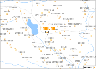 map of Marīvān