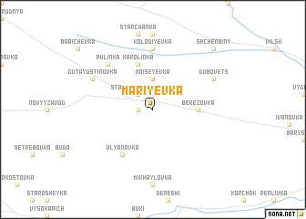 map of Mariyevka