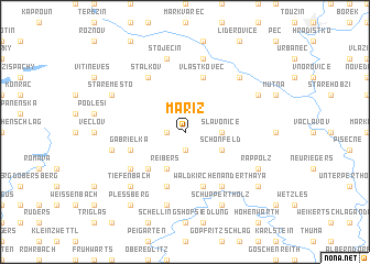 map of Maříž