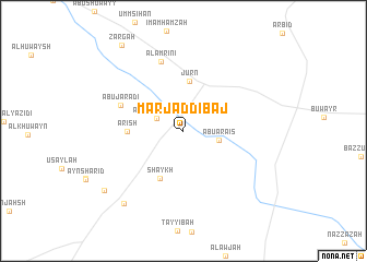 map of Marj ad Dībāj