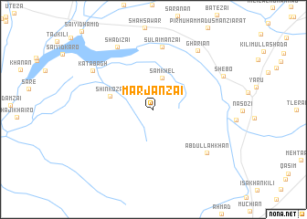 map of Marjānzai