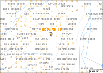 map of Marj Shīlī