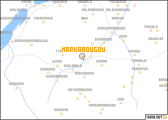 map of Markabougou
