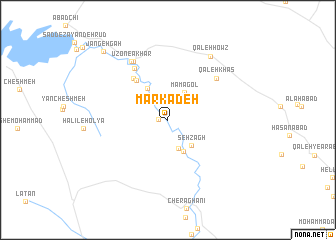 map of Mārkadeh