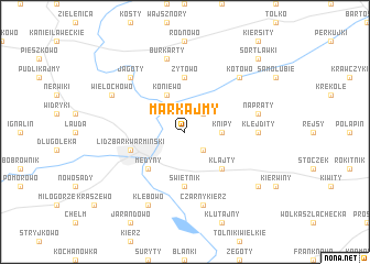 map of Markajmy