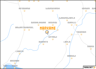 map of Markamé