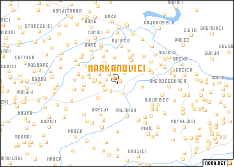 map of Markanovići