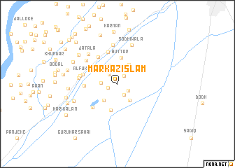 map of Markaz Islām
