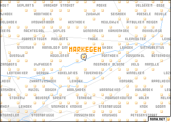 map of Markegem