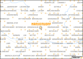 map of Markendorf