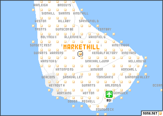 map of Market Hill
