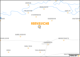 map of Markevicha