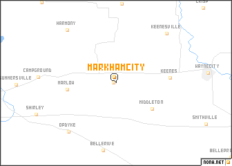 map of Markham City