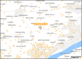 map of Markham