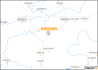 map of Markham