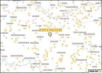 map of Markhānrai
