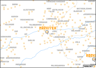 map of Markīyeh