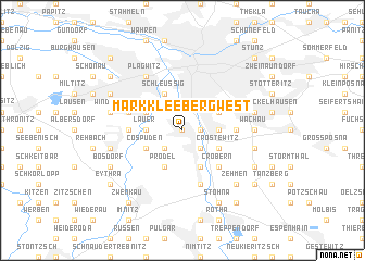 map of Markkleeberg West