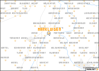 map of Markluiden