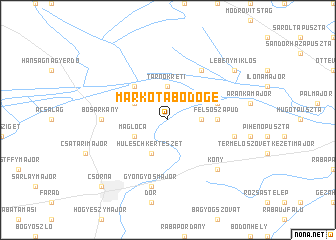 map of Markotabödöge