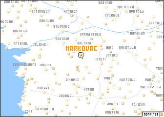 map of Markovac