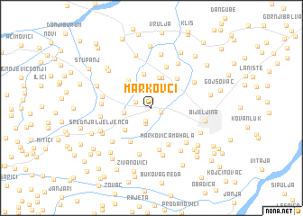 map of Markovci