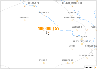 map of Markovitsy