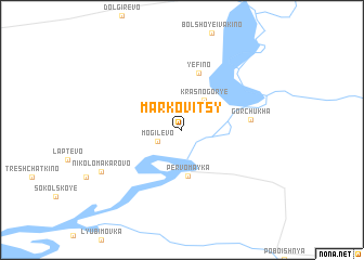 map of Markovitsy