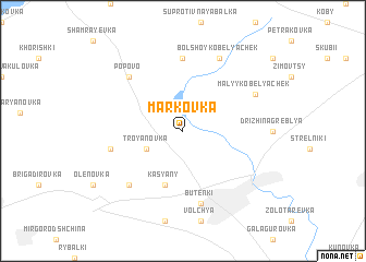 map of Markovka