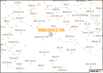 map of Markovščina