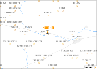 map of Márkó