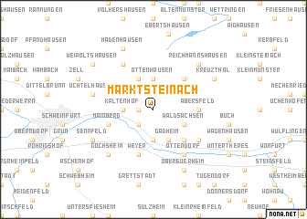 map of Marktsteinach