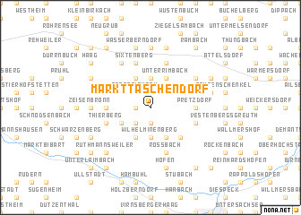 map of Markt Taschendorf