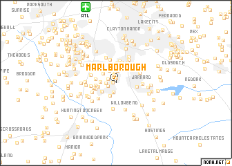 map of Marlborough