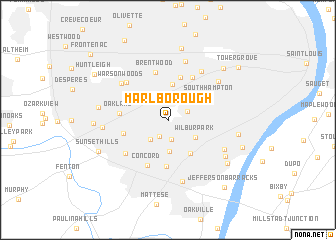 map of Marlborough