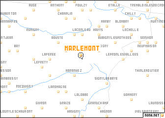 map of Marlemont