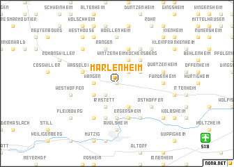 map of Marlenheim