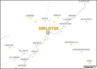 map of Marlinton
