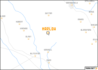 map of Marlow