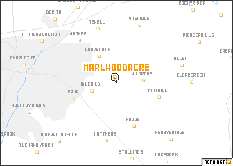 map of Marlwood Acre