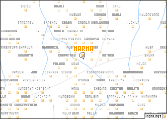 map of Marma