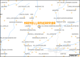 map of Marmellar de Arriba