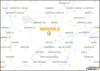 map of Marmirolo