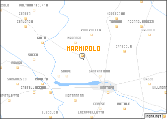 map of Marmirolo