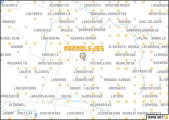 map of Marmolejos