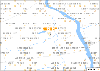 map of Marnay